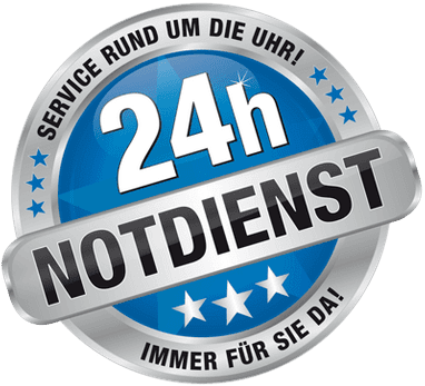 24 Stunden Notdienst Zeichen
